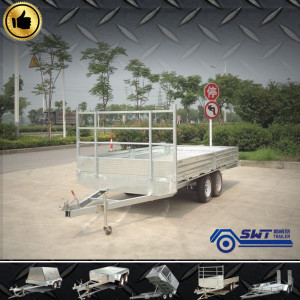 Manufacturer Trailer Flat Bed for Machinery Transport