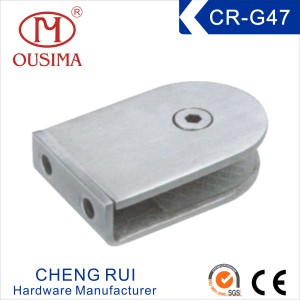 Small Stainless Steel Glass Clamp Used in Fixing Glass (CR-G47)