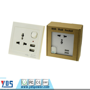 Universal USB Wall Socket USB Port: 5V 1.1A