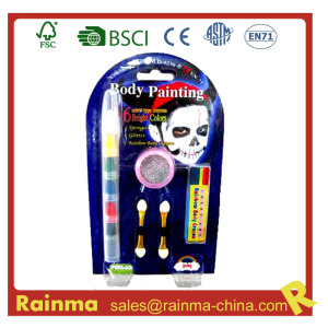 6 in 1 Body Painting Crayon for Halloween Decoration Gift