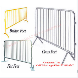 Galvanized/PVC Coated Road Crowed Control Barrier / Temporary Fence Barrier (XM-30)